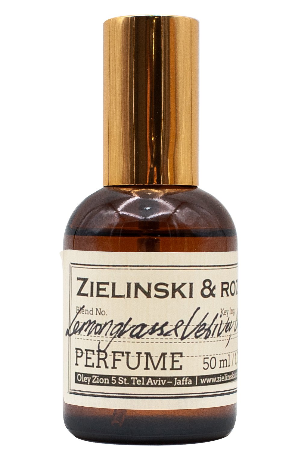Духи концентрированные lemongrass & vetiver, amber (50ml) ZIELINSKI&ROZEN бесцветного цвета, арт. 4627153152859 | Фото 1 (Ограничения доставки: flammable)