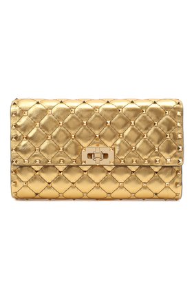 Женский клатч valentino garavani rockstud spike VALENTINO золотого цвета по цене 118500 руб., арт. UW2B0137/NPL | Фото 1 Женский клатч valentino garavani rockstud spike VALENTINO золотого цвета, арт. UW2B0137/NPL | Фото 1