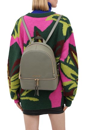 Женский рюкзак rhea medium MICHAEL MICHAEL KORS хаки цвета по цене 29950 руб., арт. 30S5GEZB1L | Фото 2 Женский рюкзак rhea medium MICHAEL MICHAEL KORS хаки цвета, арт. 30S5GEZB1L | Фото 2