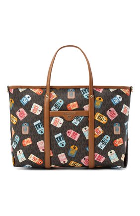 Женский сумка-шопер beck MICHAEL MICHAEL KORS коричневого цвета по цене 22500 руб., арт. 30T0GKNT10 | Фото 1 Женский сумка-шопер beck MICHAEL MICHAEL KORS коричневого цвета, арт. 30T0GKNT10 | Фото 1