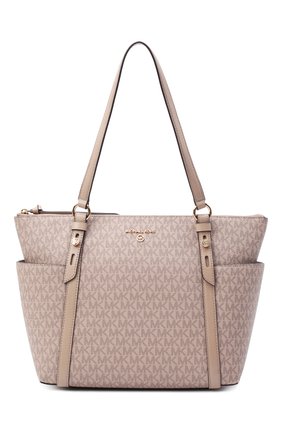 Женский сумка-шопер nomad MICHAEL MICHAEL KORS бежевого цвета по цене 23000 руб., арт. 30T0GNXT2B | Фото 1 Женский сумка-шопер nomad MICHAEL MICHAEL KORS бежевого цвета, арт. 30T0GNXT2B | Фото 1