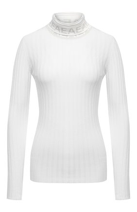 Женская водолазка из вискозы EMPORIO ARMANI белого цвета по цене 18500 руб., арт. 6H2MTM/2M33Z | Фото 1 Женская водолазка из вискозы EMPORIO ARMANI белого цвета, арт. 6H2MTM/2M33Z | Фото 1
