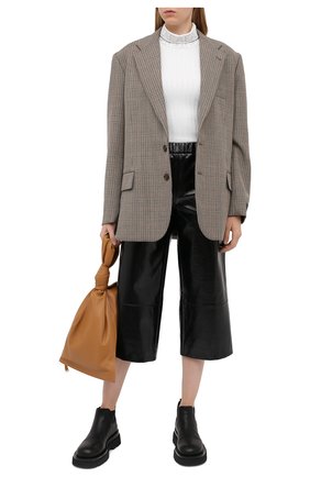 Женская водолазка из вискозы EMPORIO ARMANI белого цвета по цене 18500 руб., арт. 6H2MTM/2M33Z | Фото 2 Женская водолазка из вискозы EMPORIO ARMANI белого цвета, арт. 6H2MTM/2M33Z | Фото 2