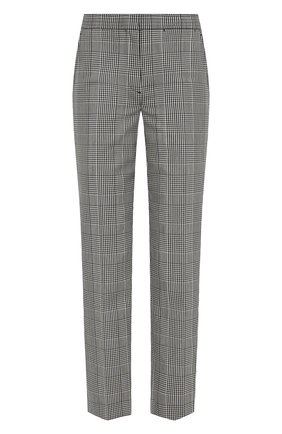 Женские шерстяные брюки BURBERRY серого цвета по цене 48300 руб., арт. 8031152 | Фото 1 Женские шерстяные брюки BURBERRY серого цвета, арт. 8031152 | Фото 1 (Материал подклада: Купро; Материал внешний: Синтетический материал, Шерсть; Женское Кросс-КТ: Брюки-одежда; Стили: Классический; Силуэт Ж (брюки и джинсы): Прямые; Длина (брюки, джинсы): Укороченные)