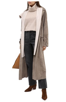 Женский кашемировый свитер ALICE + OLIVIA бежевого цвета по цене 53800 руб., арт. CL000S35716 | Фото 2 Женский кашемировый свитер ALICE + OLIVIA бежевого цвета, арт. CL000S35716 | Фото 2