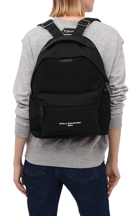 Женский рюкзак falabella STELLA MCCARTNEY черного цвета по цене 56350 руб., арт. 570174/W8715 | Фото 2 Женский рюкзак falabella STELLA MCCARTNEY черного цвета, арт. 570174/W8715 | Фото 2