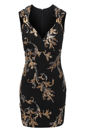 Женское платье с пайетками VERSACE черного цвета по цене 378500 руб., арт. A87319/A208429 | Фото 1 Женское платье с пайетками VERSACE черного цвета, арт. A87319/A208429 | Фото 1