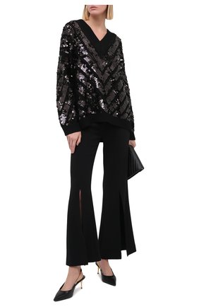 Женские кожаные туфли TOM FORD черного цвета по цене 81950 руб., арт. W2730T-LCL097 | Фото 2 Женские кожаные туфли TOM FORD черного цвета, арт. W2730T-LCL097 | Фото 2