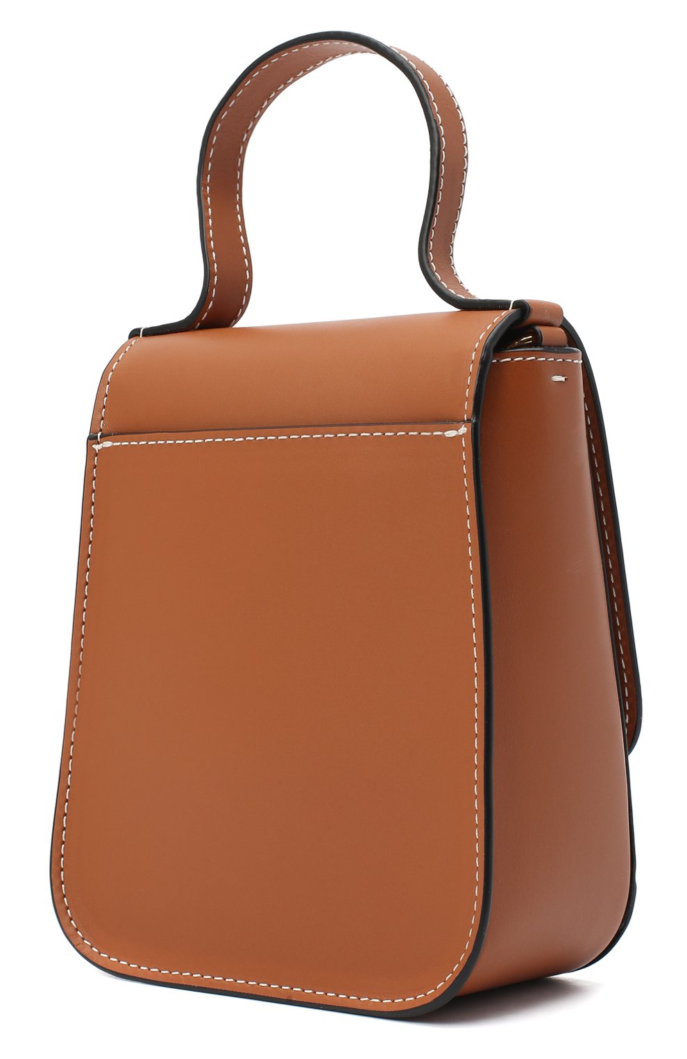 Женская сумка top handle anchor JW ANDERSON коричневого цвета по цене 0 руб., арт. HB0238 LA0001 | Фото 3 Женская сумка top handle anchor JW ANDERSON коричневого цвета, арт. HB0238 LA0001 | Фото 3 (Сумки-технические: Сумки через плечо, Сумки top-handle; Материал: Натуральная кожа; Размер: mini; Ремень/цепочка: На ремешке)