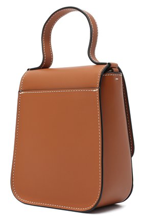 Женская сумка top handle anchor JW ANDERSON коричневого цвета по цене 0 руб., арт. HB0238 LA0001 | Фото 3 Женская сумка top handle anchor JW ANDERSON коричневого цвета, арт. HB0238 LA0001 | Фото 3 (Сумки-технические: Сумки через плечо, Сумки top-handle; Материал: Натуральная кожа; Размер: mini; Ремень/цепочка: На ремешке)