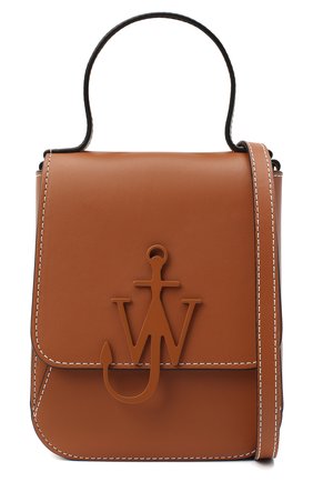 Женская сумка top handle anchor JW ANDERSON коричневого цвета по цене 0 руб., арт. HB0238 LA0001 | Фото 6 Женская сумка top handle anchor JW ANDERSON коричневого цвета, арт. HB0238 LA0001 | Фото 6 (Сумки-технические: Сумки через плечо, Сумки top-handle; Материал: Натуральная кожа; Размер: mini; Ремень/цепочка: На ремешке)