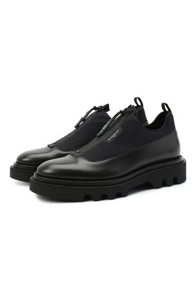 Мужские комбинированные ботинки combat GIVENCHY черного цвета по цене 74750 руб., арт. BH1029H0NN | Фото 1 Мужские комбинированные ботинки combat GIVENCHY черного цвета, арт. BH1029H0NN | Фото 1