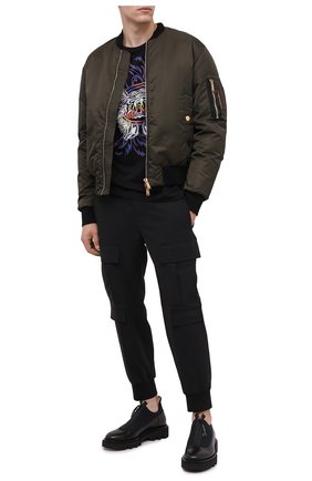 Мужские комбинированные ботинки combat GIVENCHY черного цвета по цене 74750 руб., арт. BH1029H0NN | Фото 2 Мужские комбинированные ботинки combat GIVENCHY черного цвета, арт. BH1029H0NN | Фото 2