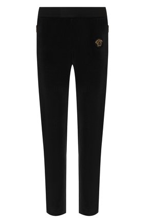 Мужской брюки VERSACE черного цвета по цене 59950 руб., арт. A87480/A234467 | Фото 1 Мужской брюки VERSACE черного цвета, арт. A87480/A234467 | Фото 1