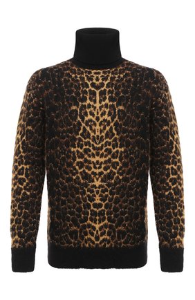 Мужской шерстяной свитер SAINT LAURENT коричневого цвета по цене 99500 руб., арт. 631490/YARC2 | Фото 1 Мужской шерстяной свитер SAINT LAURENT коричневого цвета, арт. 631490/YARC2 | Фото 1