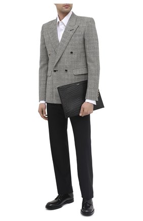 Мужская кожаная папка для документов SAINT LAURENT черного цвета по цене 53150 руб., арт. 530013/DZE0E | Фото 2 Мужская кожаная папка для документов SAINT LAURENT черного цвета, арт. 530013/DZE0E | Фото 2