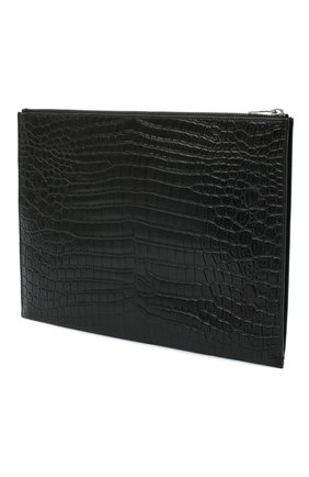 Мужская кожаная папка для документов SAINT LAURENT черного цвета по цене 53150 руб., арт. 530013/DZE0E | Фото 3 Мужская кожаная папка для документов SAINT LAURENT черного цвета, арт. 530013/DZE0E | Фото 3