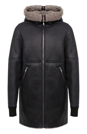 Мужская двусторонняя дубленка RICK OWENS черного цвета по цене 499500 руб., арт. RU20F3780/LSHC | Фото 1 Мужская двусторонняя дубленка RICK OWENS черного цвета, арт. RU20F3780/LSHC | Фото 1