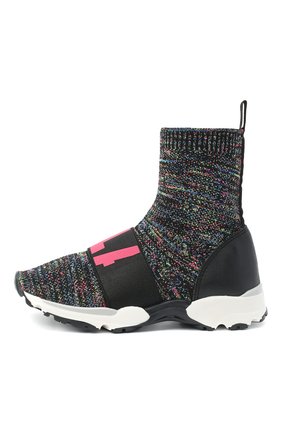 Детские высокие кроссовки STELLA MCCARTNEY черного цвета по цене 13800 руб., арт. 601381/SPD10 | Фото 2 Детские высокие кроссовки STELLA MCCARTNEY черного цвета, арт. 601381/SPD10 | Фото 2
