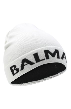 Детского шерстяная шапка BALMAIN белого цвета по цене 12400 руб., арт. 6NA807/NA820 | Фото 1 Детского шерстяная шапка BALMAIN белого цвета, арт. 6NA807/NA820 | Фото 1