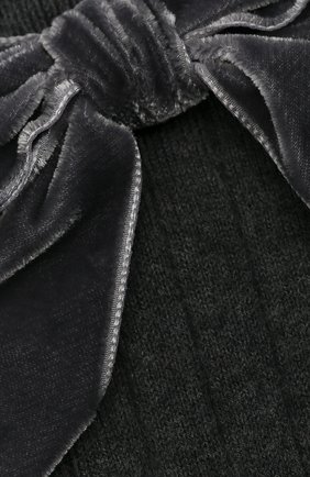 Детские хлопковые носки LA PERLA темно-серого цвета, арт. 47872/3-6 | Фото 2 (Материал: Хлопок, Текстиль; Кросс-КТ: Носки)