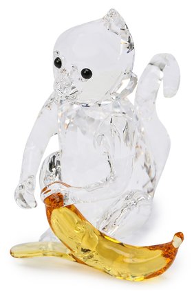Скульптура monkey with banana SWAROVSKI прозрачного цвета, арт. 5524239 | Фото 1
