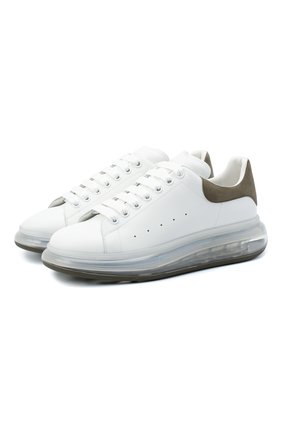 Мужские кожаные кеды ALEXANDER MCQUEEN белого цвета по цене 43100 руб., арт. 604232/WHXMA | Фото 1 Мужские кожаные кеды ALEXANDER MCQUEEN белого цвета, арт. 604232/WHXMA | Фото 1