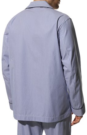 Мужская хлопковая пижама BRIONI синего цвета, арт. NBP30L/0905Q | Фото 4 (Рукава: Длинные; Длина (брюки, джинсы): Стандартные; Кросс-КТ: домашняя одежда; Длина (для топов): Стандартные; Региональные ограничения белый список (Axapta Mercury): RU; Материал внешний: Хлопок)