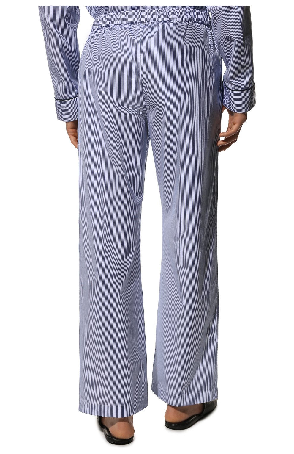 Мужская хлопковая пижама BRIONI синего цвета, арт. NBP30L/0905Q | Фото 6 (Рукава: Длинные; Длина (брюки, джинсы): Стандартные; Кросс-КТ: домашняя одежда; Длина (для топов): Стандартные; Региональные ограничения белый список (Axapta Mercury): RU; Материал внешний: Хлопок)