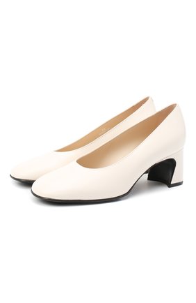 Женские кожаные туфли TOD’S белого цвета по цене 52800 руб., арт. XXW84C0DE60BSS | Фото 1 Женские кожаные туфли TOD’S белого цвета, арт. XXW84C0DE60BSS | Фото 1