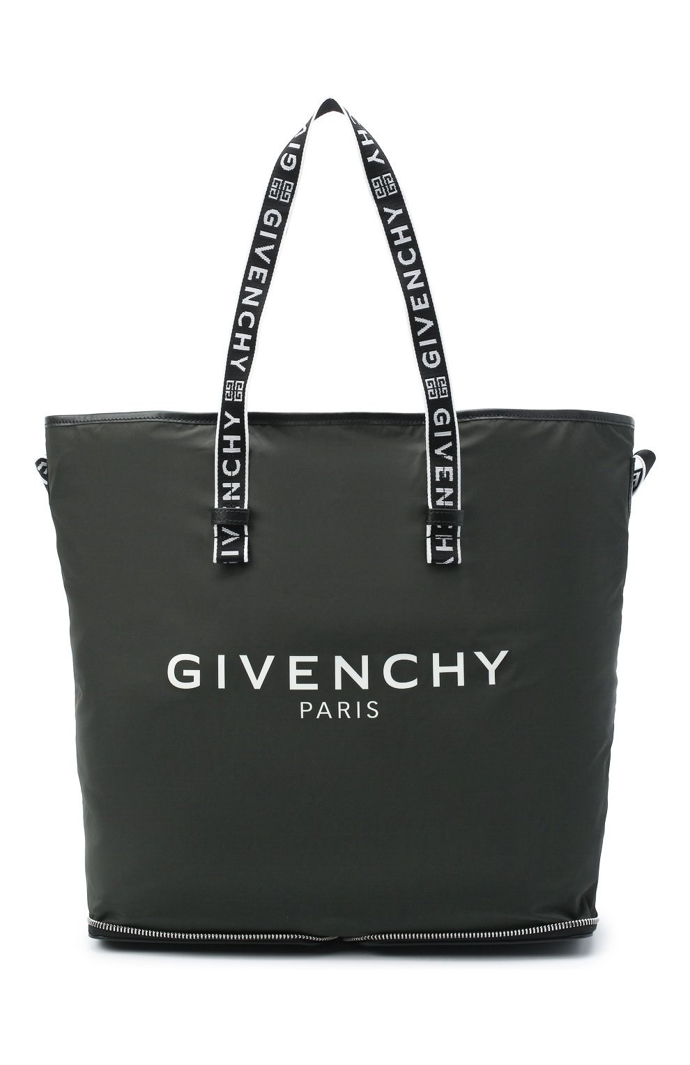 Мужская текстильная сумка-шопер light 3 GIVENCHY черно-белого цвета, арт. BK507CK0B5 | Фото 1