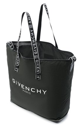 Мужская текстильная сумка-шопер light 3 GIVENCHY черно-белого цвета по цене 69700 руб., арт. BK507CK0B5 | Фото 4 Мужская текстильная сумка-шопер light 3 GIVENCHY черно-белого цвета, арт. BK507CK0B5 | Фото 4