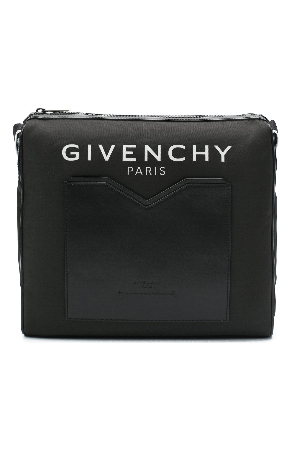 Мужская комбинированная сумка light 3 GIVENCHY черно-белого цвета, арт. BK507HK0B5 | Фото 1