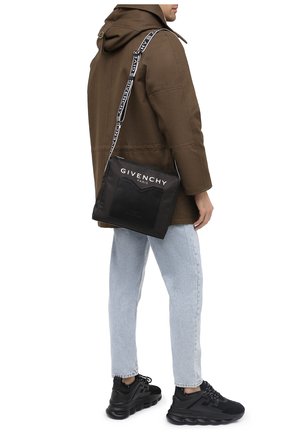 Мужская комбинированная сумка light 3 GIVENCHY черного цвета по цене 71900 руб., арт. BK507HK0B5 | Фото 2 Мужская комбинированная сумка light 3 GIVENCHY черного цвета, арт. BK507HK0B5 | Фото 2