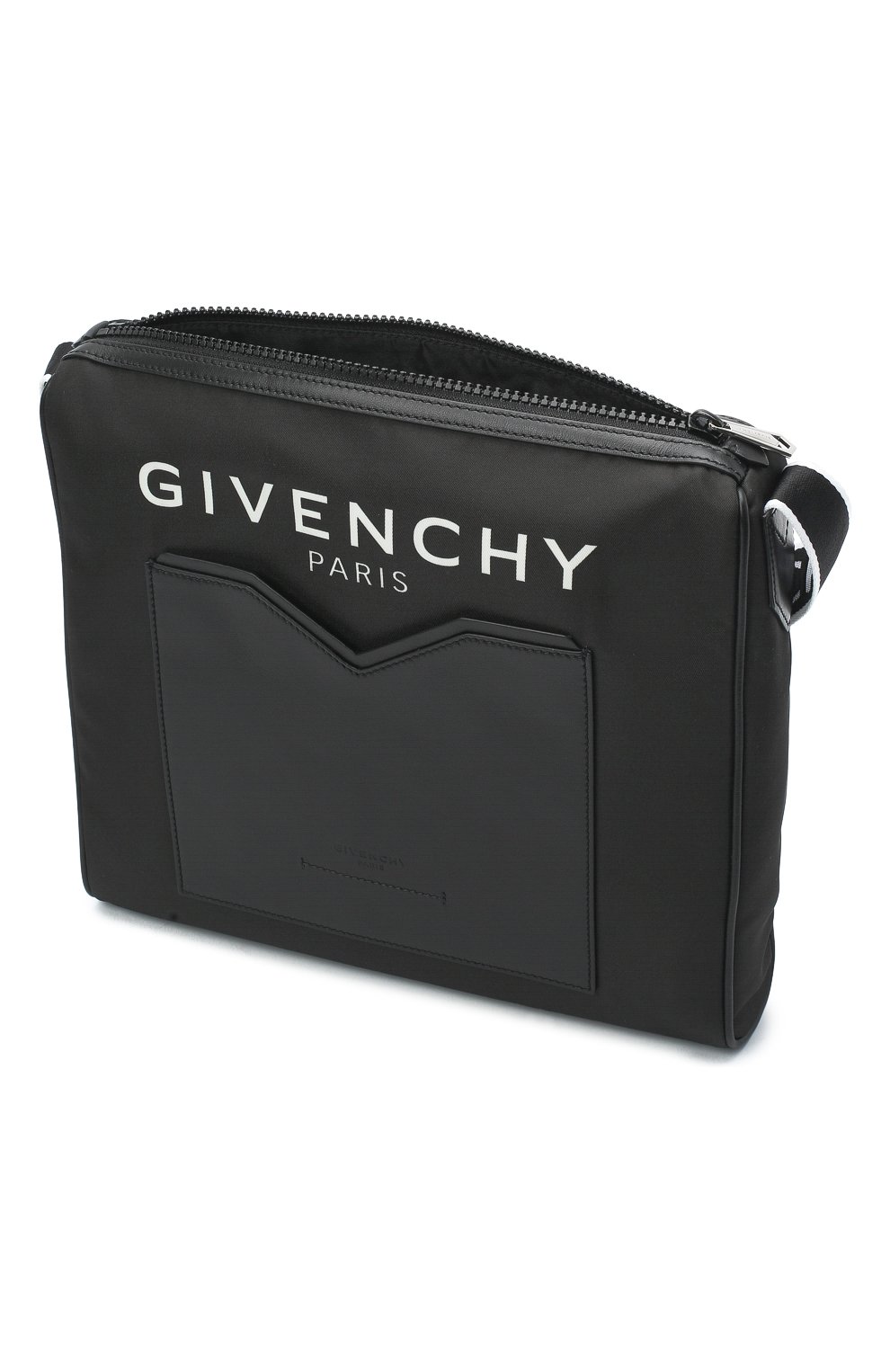 Мужская комбинированная сумка light 3 GIVENCHY черно-белого цвета по цене 65900 руб., арт. BK507HK0B5 | Фото 4 Мужская комбинированная сумка light 3 GIVENCHY черно-белого цвета, арт. BK507HK0B5 | Фото 4