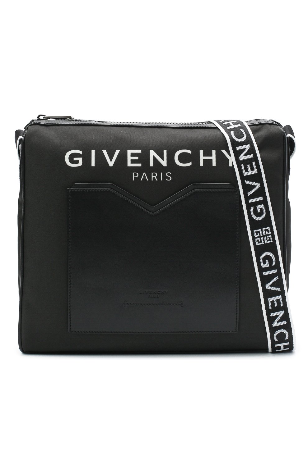 Мужская комбинированная сумка light 3 GIVENCHY черно-белого цвета по цене 65900 руб., арт. BK507HK0B5 | Фото 5 Мужская комбинированная сумка light 3 GIVENCHY черно-белого цвета, арт. BK507HK0B5 | Фото 5