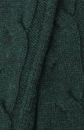 Женские кашемировые носки LORO PIANA зеленого цвета, арт. FAI3620 | Фото 2 (Материал внешний: Шерсть, Кашемир; Региональные ограничения белый список (Axapta Mercury): RU)
