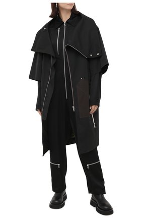 Женская парка RICK OWENS черного цвета по цене 182000 руб., арт. RP20F2903/TTTE | Фото 2 Женская парка RICK OWENS черного цвета, арт. RP20F2903/TTTE | Фото 2