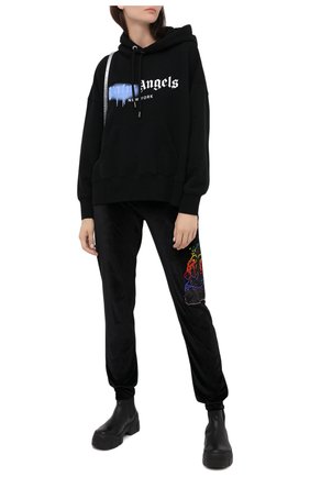 Женские джоггеры PHILIPP PLEIN черного цвета по цене 67860 руб., арт. F20C WJT1245 PJO002N | Фото 2 Женские джоггеры PHILIPP PLEIN черного цвета, арт. F20C WJT1245 PJO002N | Фото 2