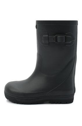 Детские резиновые сапоги AIGLE темно-синего цвета по цене 3865 руб., арт. S03712/W00DYP0PFR2 | Фото 2 Детские резиновые сапоги AIGLE темно-синего цвета, арт. S03712/W00DYP0PFR2 | Фото 2