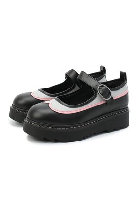 Детские кожаные туфли EMPORIO ARMANI черного цвета по цене 21550 руб., арт. XXD011/X0I35/28-34 | Фото 1 Детские кожаные туфли EMPORIO ARMANI черного цвета, арт. XXD011/X0I35/28-34 | Фото 1