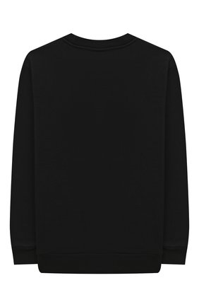 Детский хлопковый свитшот MARCELO BURLON KIDS OF MILAN черного цвета по цене 11150 руб., арт. 20I/B/MB/2001/0020/2-6Y | Фото 2 Детский хлопковый свитшот MARCELO BURLON KIDS OF MILAN черного цвета, арт. 20I/B/MB/2001/0020/2-6Y | Фото 2
