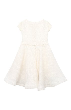 Детское платье DESIGNERS CAT бежевого цвета по цене 41750 руб., арт. 100000K01000661/4A-8A | Фото 2 Детское платье DESIGNERS CAT бежевого цвета, арт. 100000K01000661/4A-8A | Фото 2 (Рукава: Короткие; Материал внешний: Синтетический материал; Материал подклада: Хлопок; Ростовка одежда: 8 лет | 128 см)
