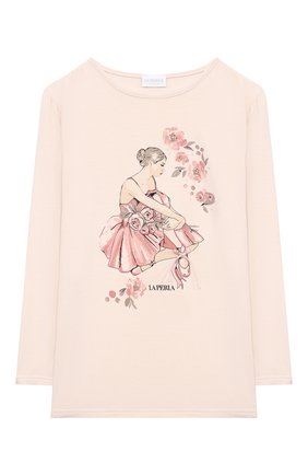 Детская пижама LA PERLA розового цвета по цене 16600 руб., арт. 55261/8A-14A | Фото 2 Детская пижама LA PERLA розового цвета, арт. 55261/8A-14A | Фото 2