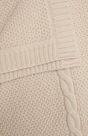 Детского шерстяное одеяло BABY T бежевого цвета по цене 12400 руб., арт. 20AI032C0 | Фото 2 Детского шерстяное одеяло BABY T бежевого цвета, арт. 20AI032C0 | Фото 2