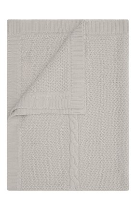 Детского шерстяное одеяло BABY T серого цвета, арт. 20AI032C0 | Фото 1 (Материал: Шерсть, Текстиль)