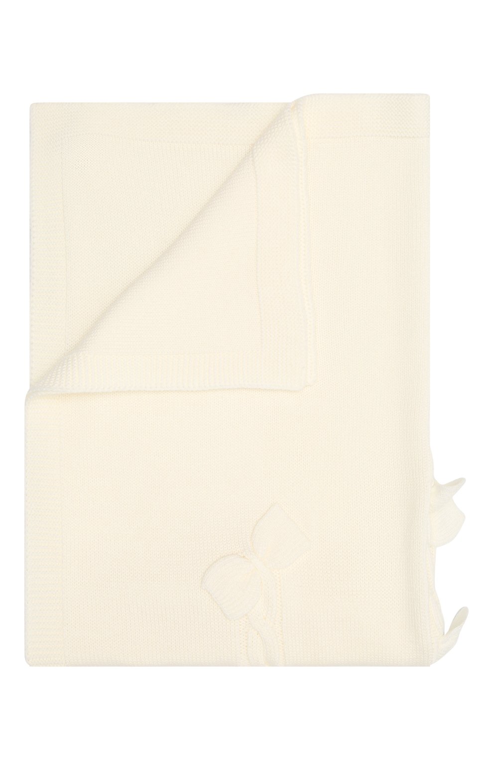 Детского шерстяное одеяло BABY T белого цвета, арт. 20AI102C0 | Фото 1 (Материал: Текстиль, Шерсть; Региональные ограничения белый список (Axapta Mercury): RU)