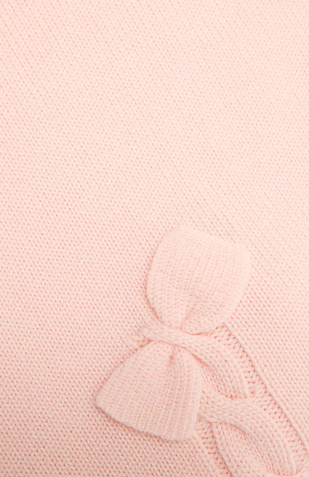 Детского шерстяное одеяло BABY T светло-розового цвета, арт. 20AI102C0 | Фото 2 (Материал: Текстиль, Шерсть; Региональные ограничения белый список (Axapta Mercury): RU)