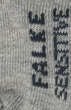 Детские хлопковые носки FALKE серого цвета, арт. 10626. | Фото 2 (Материал: Хлопок, Текстиль)