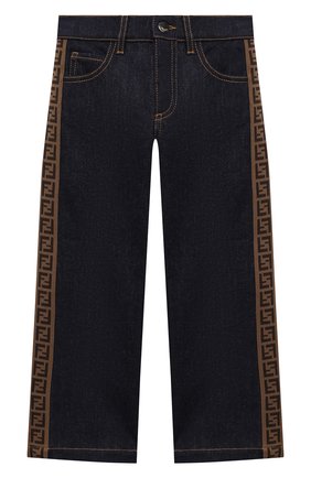 Детские джинсы FENDI синего цвета по цене 29550 руб., арт. JUF021/A6IQ/8A-12+ | Фото 1 Детские джинсы FENDI синего цвета, арт. JUF021/A6IQ/8A-12+ | Фото 1